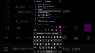 Flexbox en CSS (partie1) - display flex & flex-direction #html #css #débutant #CodeurSurMobile