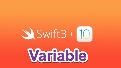 2 - Swift 4 || Variables - تعريف المتغيرات