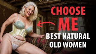 Fashion advice for curvy ladies | Natural Old Women over 60