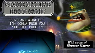 Space Marine Boot Camp (Oculus Rift Dk2) I Got to the Choppa! screenshot 5