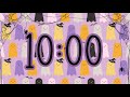 Cute Ghost 10 Minute Timer – Halloween Classroom Countdown with Time’s Up Sound