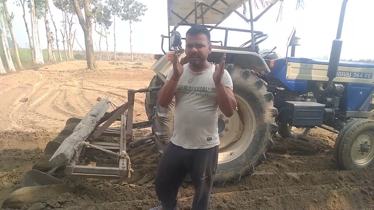 ट्रैक्टर लेजर से गन्ना बुवाई करना सीखे 5 मिनट में