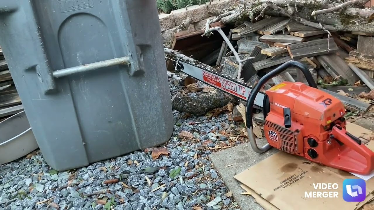Husqvarna 2100cd first start - part 6 - YouTube