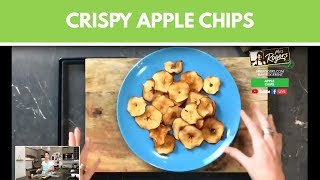 YUM! Crispy Cinnamon Apple Chips!