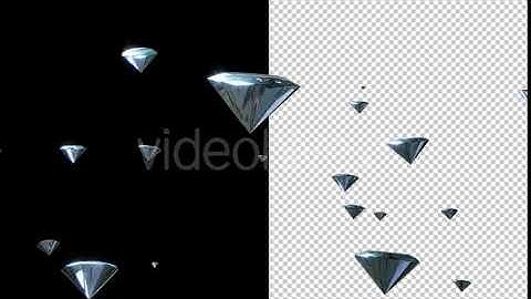 Diamonds 3d Floating | Motion Graphics - Envato elements