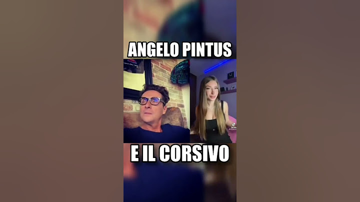 Angelo Pintus e il corsivo: video tutto da ridere