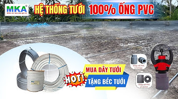 Kiểm tra áp của đường ống hệ thống tưới toàn bộ ống cứng PVC có mạnh hơn không? BÉC TƯỚI MK99