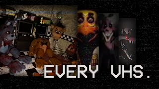 Watching ALL of the FNAF VHS Tapes in one sitting...