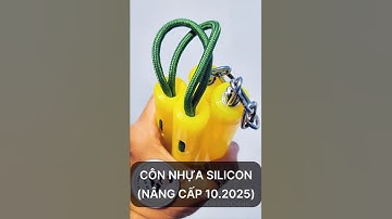 Côn nhựa silicon màu vàng (Đầu xoay và Dây dù) 🇻🇳 (Nâng cấp 10.2025) #kanclub