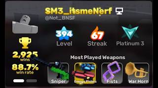 ROBLOX RIVALS LIVE MATCHMAKING 2V2S WITH SM3 SECRET (Gifts are on) screenshot 5