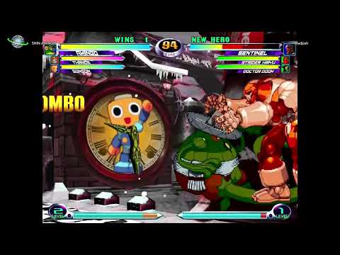 MvC2: Skarm - Amingo + Bubble 2x Throw Taiyo no Megumi 100%+ Sequence vs Sent (Match Start) 8.11.25
