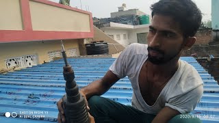 teen shad  .. how to make low cost profile roof in india 2020  build a shed roof  house
