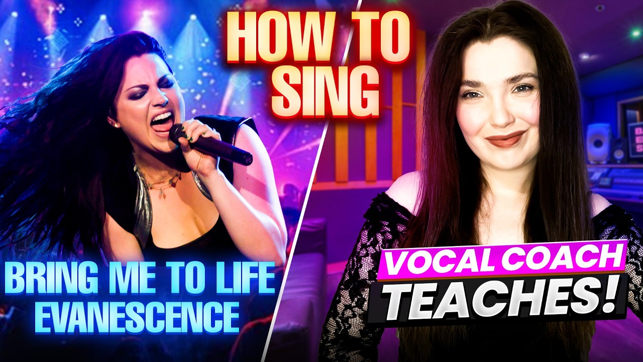 How to Sing 'Bring Me To Life' by Evanescence - Vocal Coach Teaches