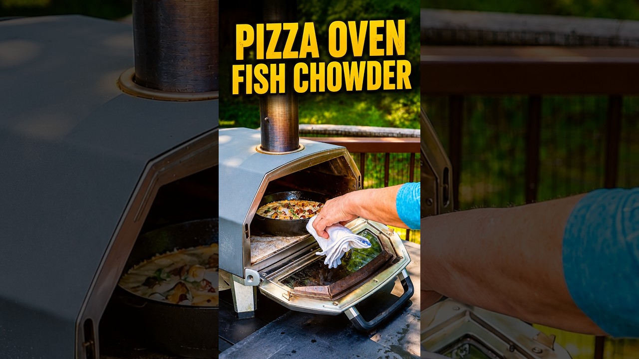 Fish Chowder in an Ooni Pizza Oven #kitchenintheshire #cooking #ooni
