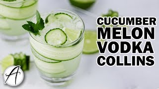 The classic vodka collins gets a flavorful twist in our newest recipe.
we used amoretti honeydew melon syrup and cucumber beverage infusion
to add l...