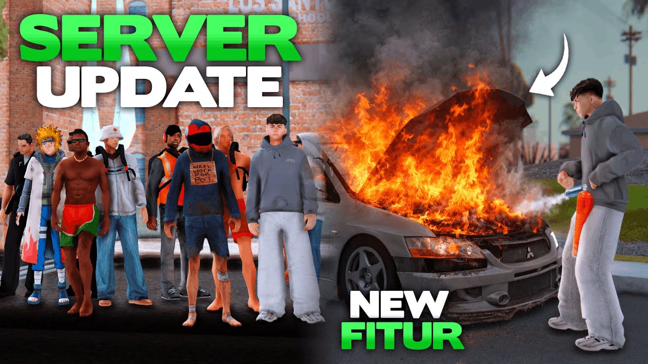 SERVER SAMP UPDATE TERBARU FITUR MENARIK !! REVIEW SERVER GTA SAMP