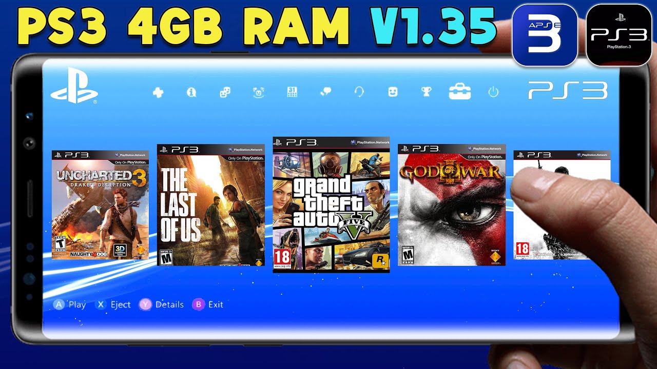 NEW 🔥 PS3 EMULATOR APS3E V 1.33 TEST 4GB RAM ANDROID  DEVICE ? SETUP/SETTING/GAMEPLAY