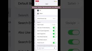 Export Safari Bookmarks in Seconds (iPhone)