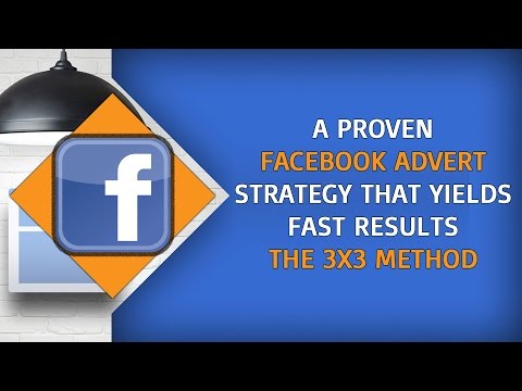 New Facebook Advertising Strategy - The 3x3 Method