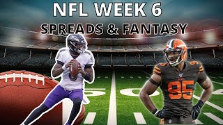 Week 6 NFL - Kick off Show - Picks ATS / Fantasy