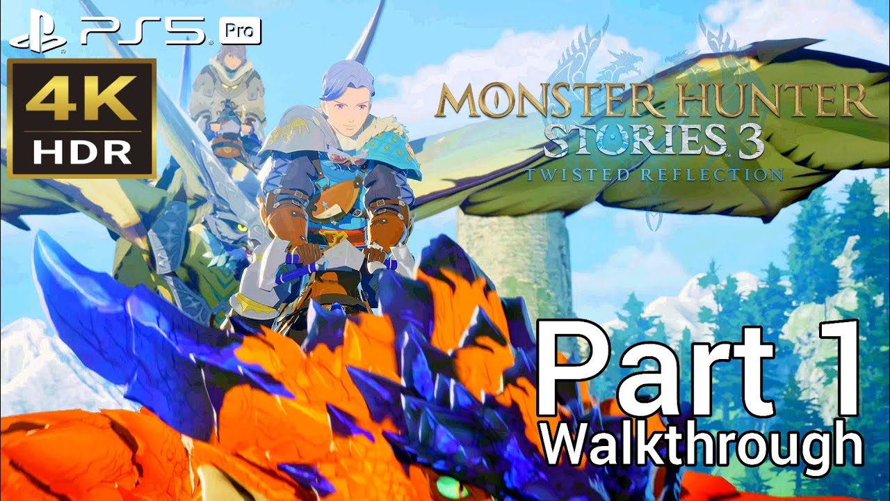 [Walkthrough Part 1] Monster Hunter Stories 3: Twisted Reflection (Japanese Voice) PS5 Pro 4K HDR