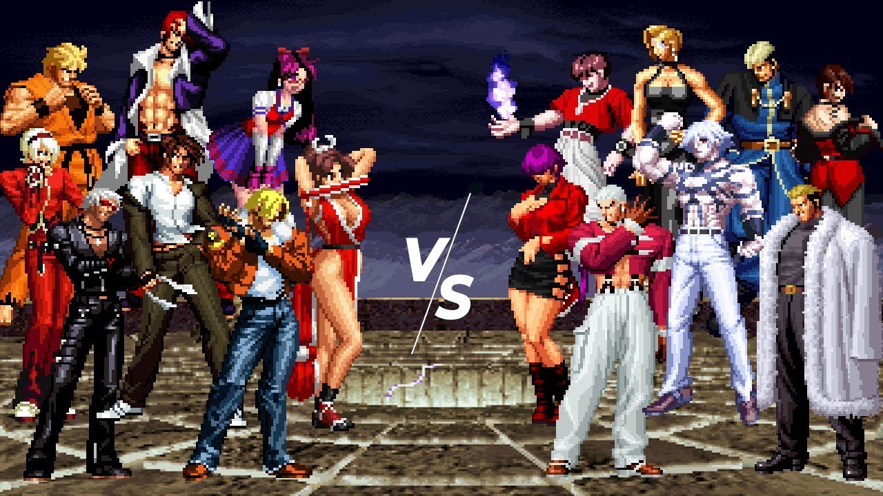Super Hero Team vs Orochi Team [Kof2002 Mugen]