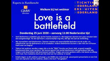 Webinar over de misverstanden in het internationale familierecht