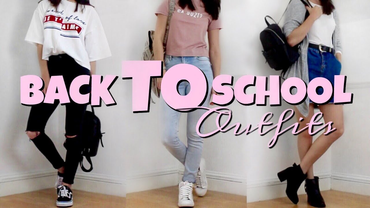 BACK TO SCHOOL OUTFITS 2016 - YouTube