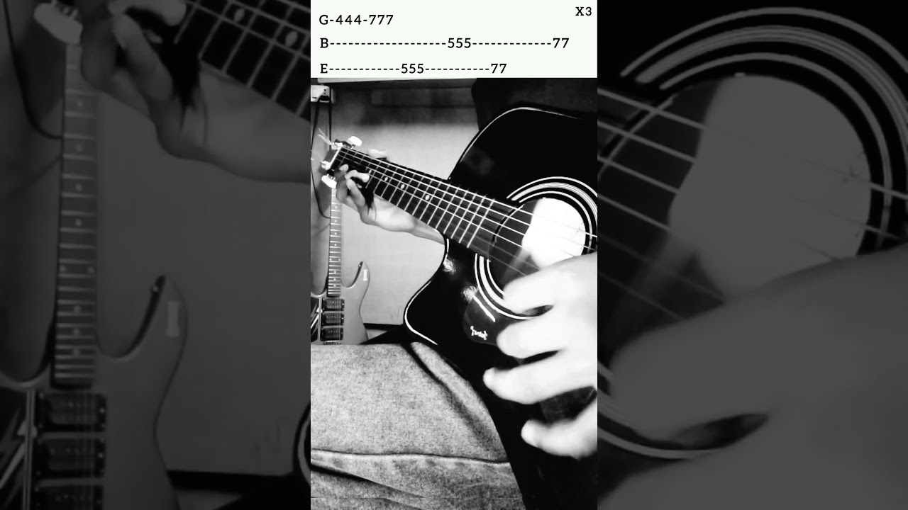 Jiyein kyun Guitar lesson - Papon Guitar solo lesson tabs 