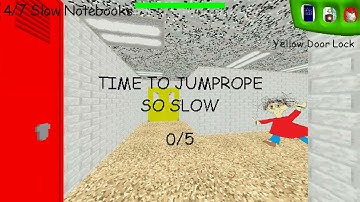 BALDI IS ALWAYS SLOW! - Baldi