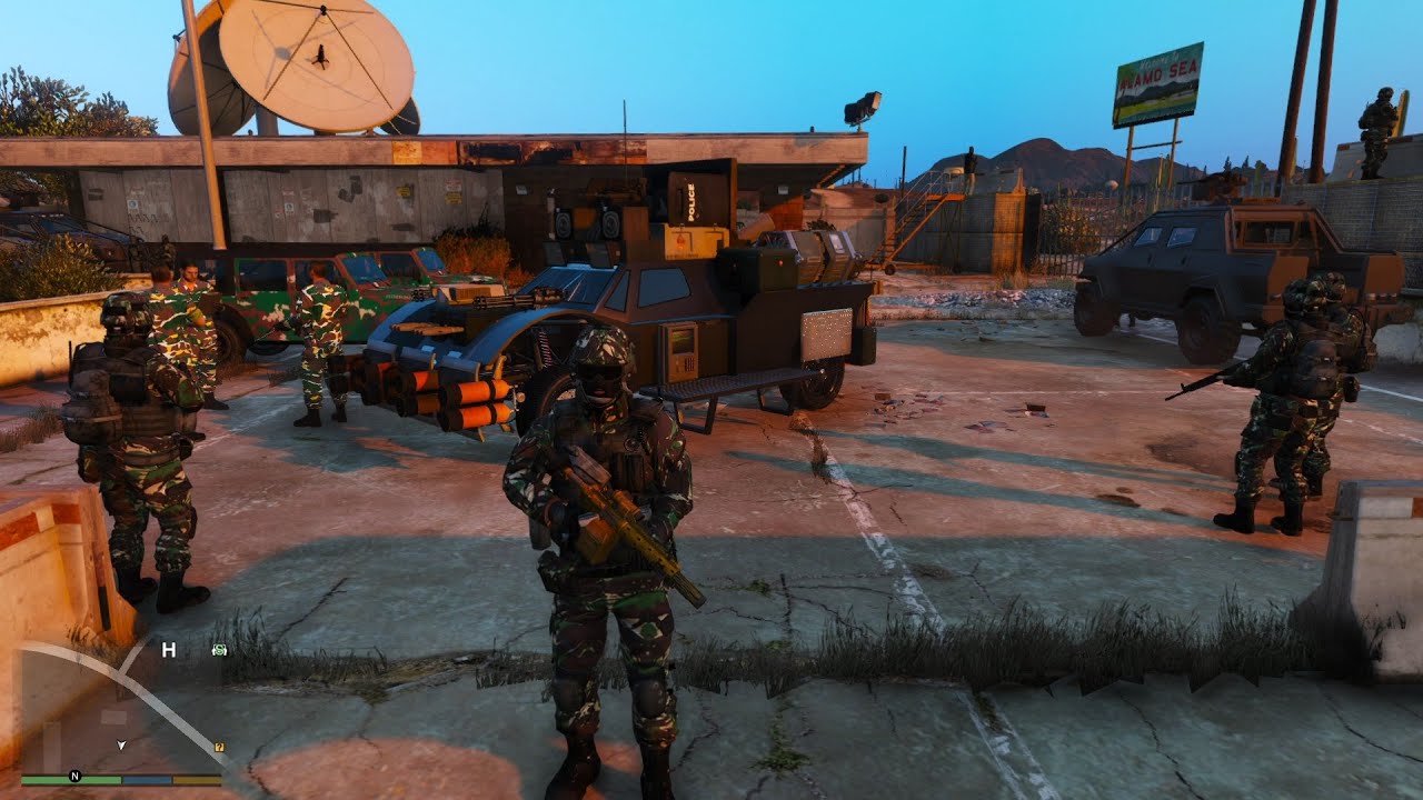 Jemput TNI Yang Terjebak Di Hutan Sendirian! GTA 5 Mod Zombie Survival Indonesia