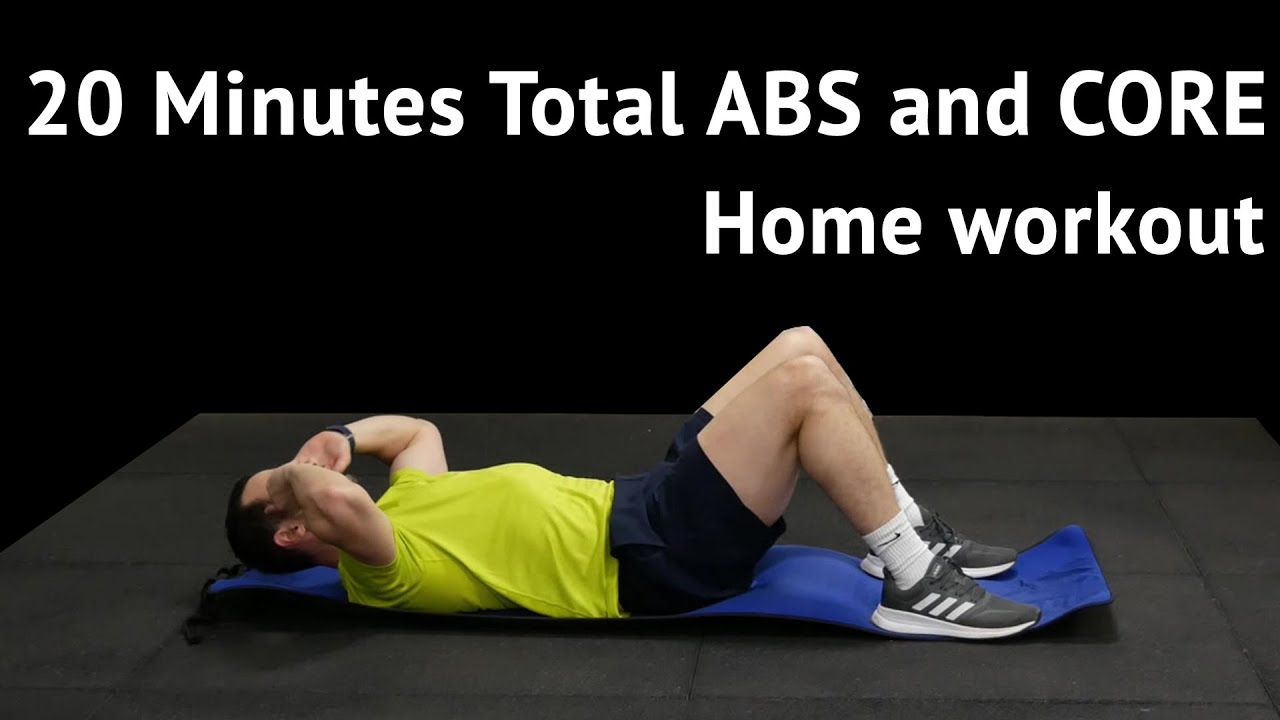 20 Minutes Total Abs and Core Home Workout No Equipment For 6 PACK YouTube