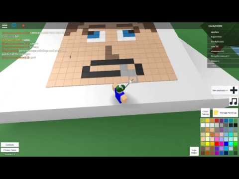 Roblox Pixel Art Bigger Canvases Youtube - how to have small pixels in roblox pixel art