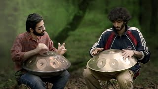 Hang drum Duo | 17 minutes Handpan music | Relaxing music | Nature Vibe