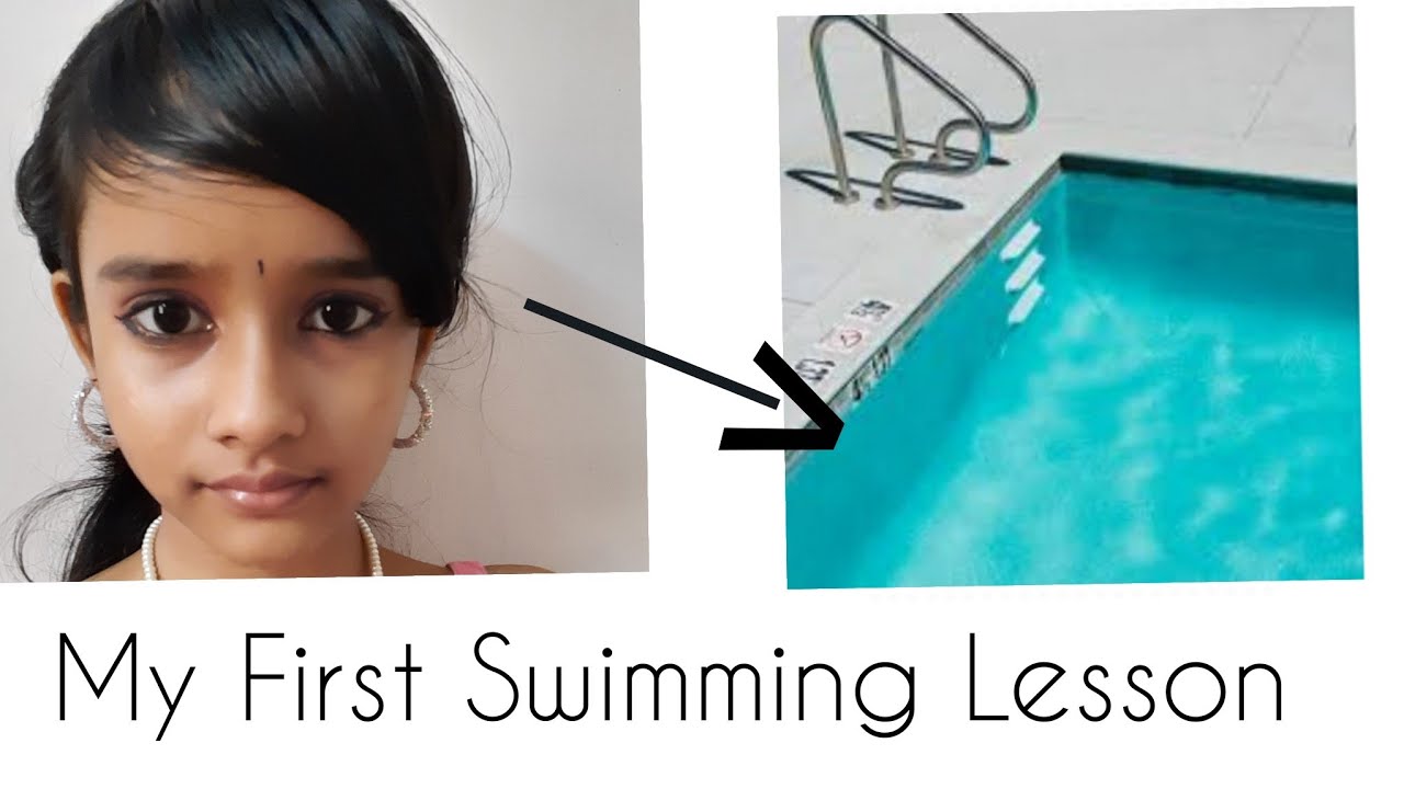 My First time swimming | First Swimming Lesson | #My vlog - YouTube