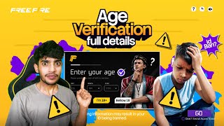 AGE VERIFICATION FULL DETAILS 🇮🇳 Free Fire Max screenshot 3