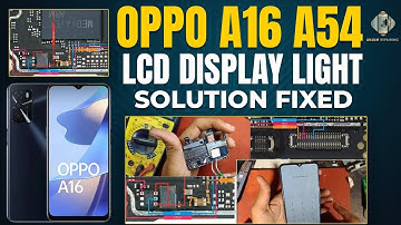 Oppo A16 Display light jumper Fixed || A16 LCD light ic jumper solution Schematic #ANJUMREPAIRING😱😱😱