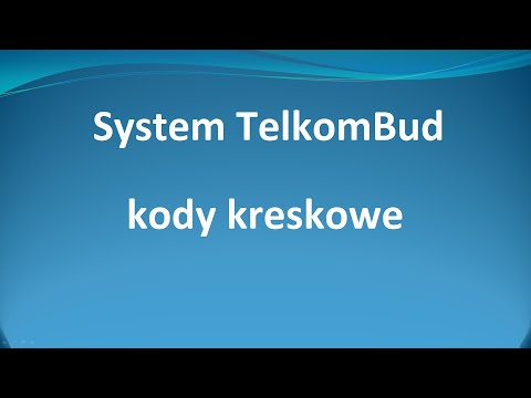 Kody kreskowe w systemie TelkomBud