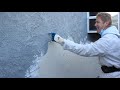 Learning to apply stucco color finishes, How thick can stucco finishes be applied