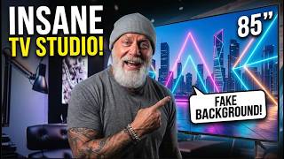 How to use your TV as a background in your Studio.