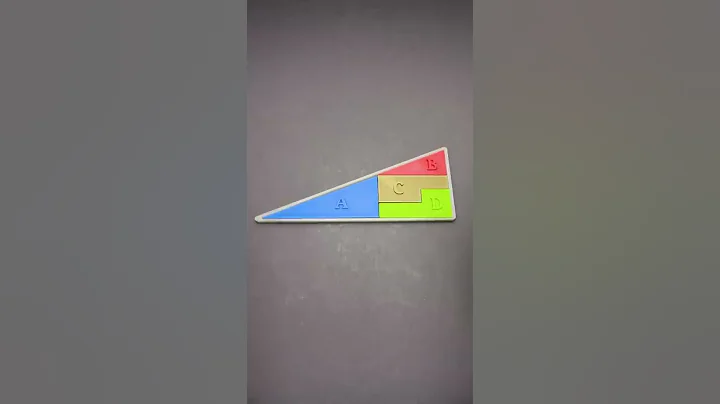 The IMPOSSIBLE Missing Square puzzle #short