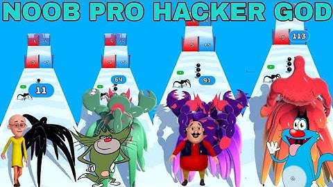 NOOB VS PRO VS HACKER VS GOD | in Venom Run 3D |