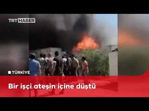 Bodrum'da işçilerin kaldığı konteynerde yangın