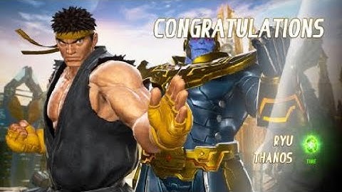 MARVEL VS. CAPCOM: INFINITE RYU AND THANOS