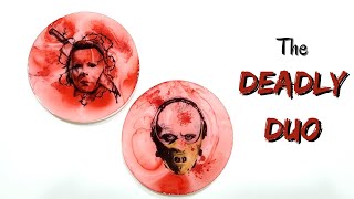 #69 Lets make some horror themed coasters for Halloween