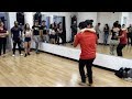 Marcio juruna and raisa dancing after forr roots workshop in new york itaunas style