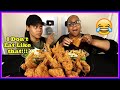 EATING LIKE MY WIFE THE ENTIRE VIDEO MUKBANG CHALLENGE!!!