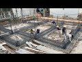 Traditional Knowledge of Building a Strong Reinforced Concrete Foundation for a House on Hard Ground