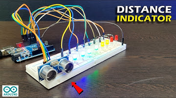 How To Make Distance Indicator Using Arduino Uno|| Distance Indicator|| Distance Meter #arduino #diy