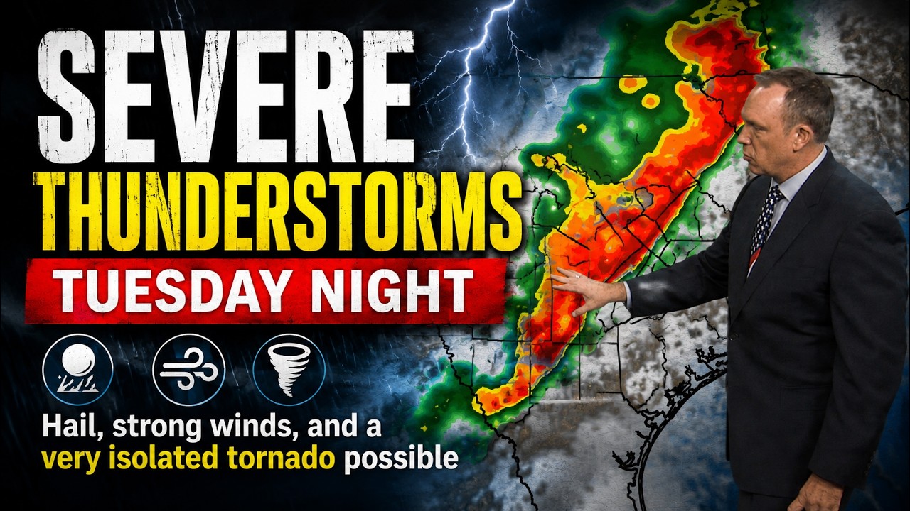 Severe thunderstorms with hail, strong winds, and a very isolated ...